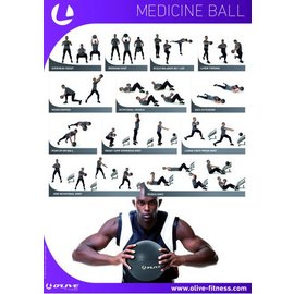 O'LIVE FITNESS O'LIVE MEDICINE BALL POSTER