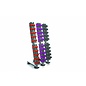 O'LIVE FITNESS O'LIVE VINYL DUMBELLS COMPACT VERTICAL RACK 30u