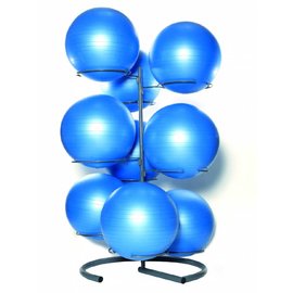 O'LIVE FITNESS O'LIVE STANDING FITNESS BALL RACK 9u Grey