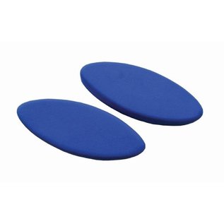 FITNESS MAD Bloc de Yoga oval 305 x 120 x 75 mm bleu