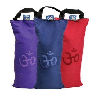 FITNESS MAD Sac de sable de yoga Sandbag Mauve 42x18 cm 5kg coton