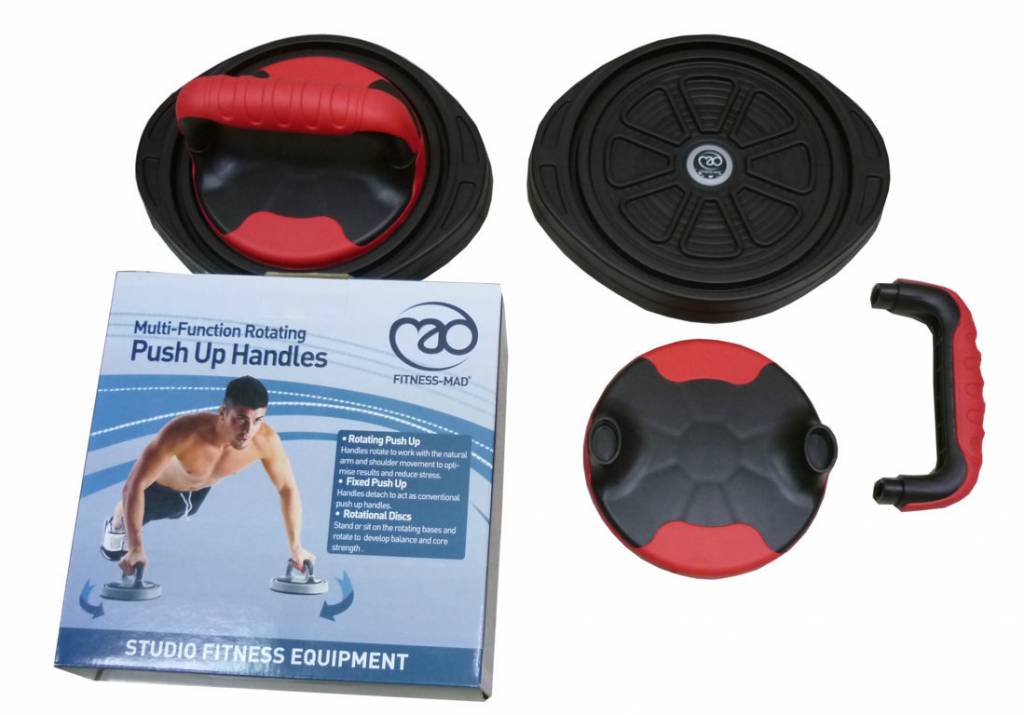 FITNESS MAD Push Up Rotating Handles