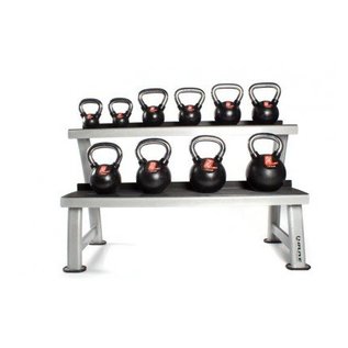 O'LIVE FITNESS O'LIVE KETTLEBELLS KIT A 10 kettlebells en fonte + support MU06400