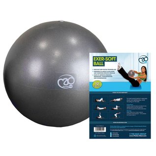 FITNESS MAD Fitness Mad Exer-Soft Pilates Coach Balance Ball 12 inch 30 cm Grey Gymnastics