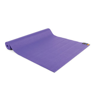 FITNESS MAD Fitness Yoga Mat Fitnessmat 4mm 183x61cm WarriorII 1.1kg 4mm PVC AZO DOP free Purple