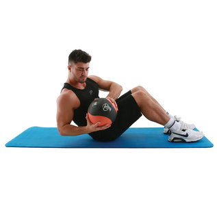 FITNESS MAD Fitness Mad Stretch Fitness Natte de Gym Tapis 10mm 182x58cm NBR Bleu Sangle