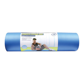 FITNESS MAD Fitness Mad Stretch Fitness Mat 10mm 182x58cm NBR Blue Strap