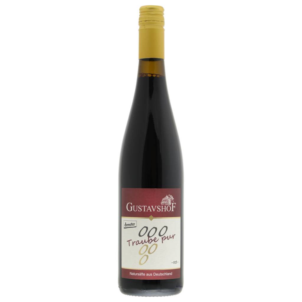 Gustavshof Traube Pur - Bio druivensap Rood