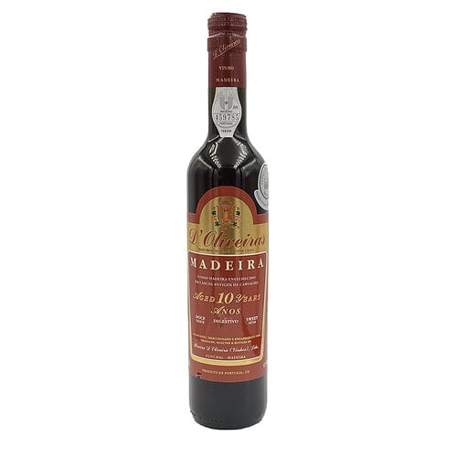 D'Oliveiras Madeira 10 Years Sweet - 0,5L