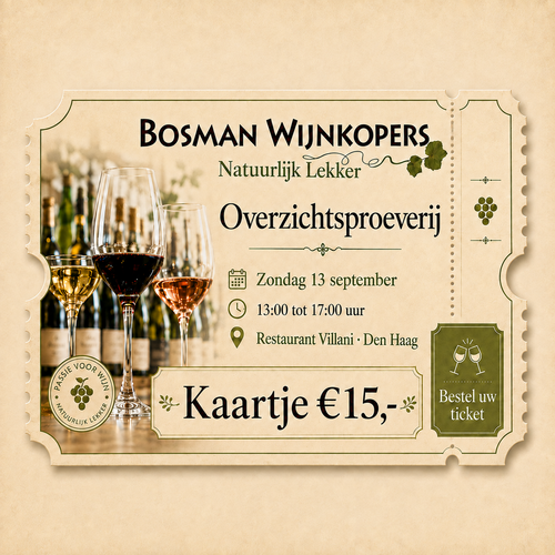 Overview Tasting 2026 – Sunday, 13 September