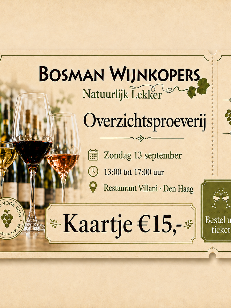 Overview Tasting 2026 – Sunday, 13 September