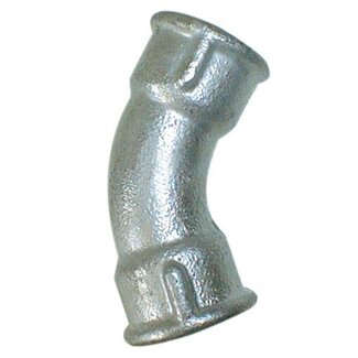 EE-Malleabele-fittingen BOCHT 45° FEMALE