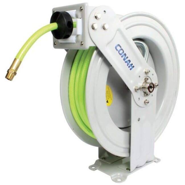 CONAH OPEN METALEN VEERSLANGHASPEL MET HI-VIS PVC SLANG