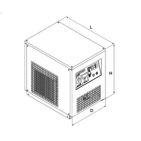 COMPRAG PERSLUCHT KOELDROGER RDX300 - 30,0 m³/min.