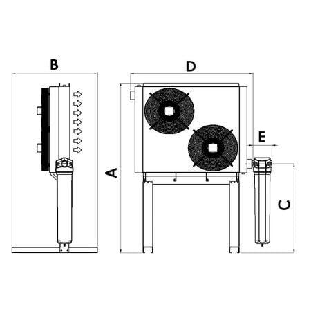 ATS PERSLUCHT NAKOELER | 46,7 M³/MIN. | 400/3/50 VOLT