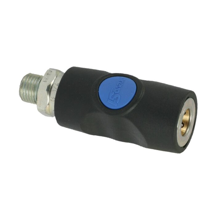 SNELKOPPELING BLAUW ISI06 MET BUITEN DRAAD