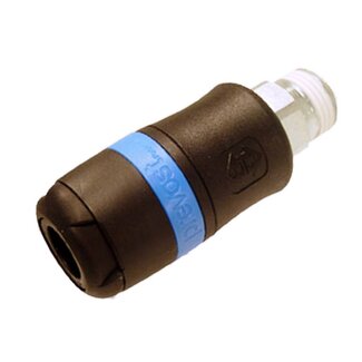 Prevost SNELKOPPELING BLAUW ISG08 MET BUITEN DRAAD