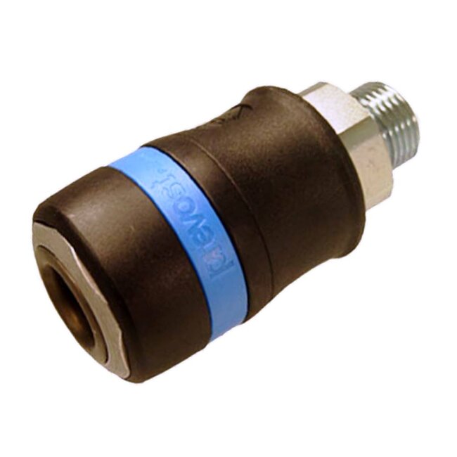 SNELKOPPELING BLAUW ISG011 MET BUITEN DRAAD