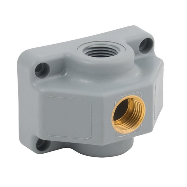 VDK 10 - 1 x 1/2'' boven en 1 x 1/2'' voor