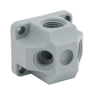 Girair MUURPLAAT | 1/2'' boven en 2x 3/8'' voor