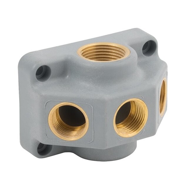 VDK 31 - 1 x 3/4'' boven/onder en 3 x 1/2'' voor