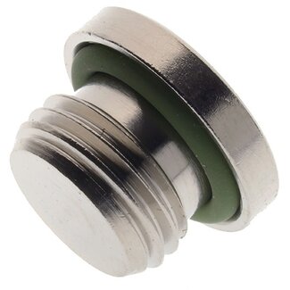 AIGNEP PLUG - INBUSPLUG-RONDE KOP- BSP MALE MET FKM  O-RING