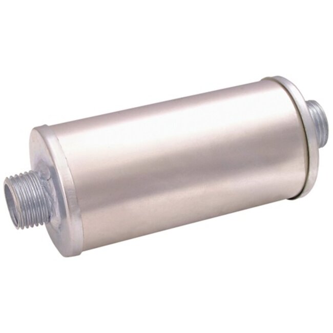 GELUIDSDEMPERS - ALUMINIUM - BSP MALE - DUBBELE AANSLUITING
