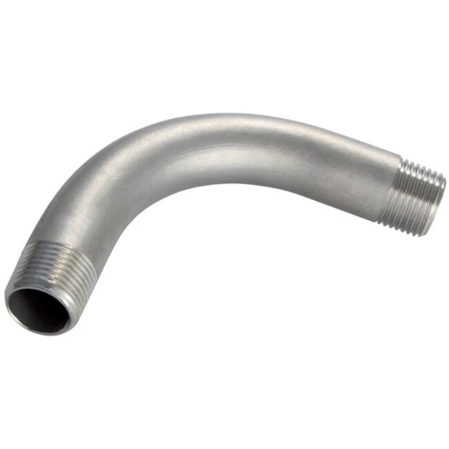 RVS FITWERK - RVS AISI-316 - BOCHT 90° - BSP MALE