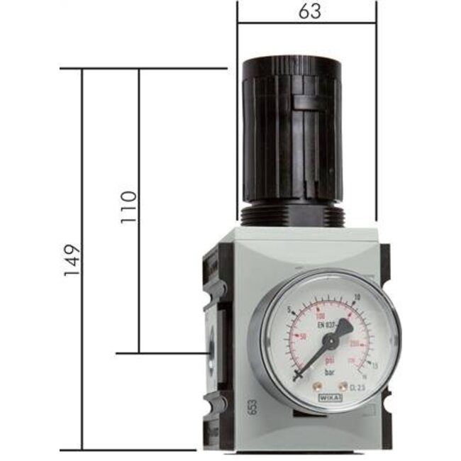 FUTURA - DRUKREGELAAR - SERIE 2 - 3/8'' & 1/2''