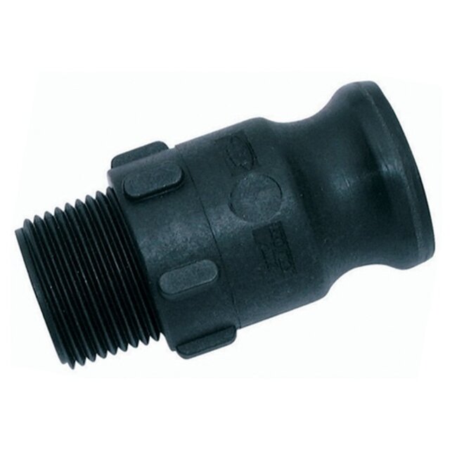 CAM & GROOVE PLUG - BSP Male Type F - PP