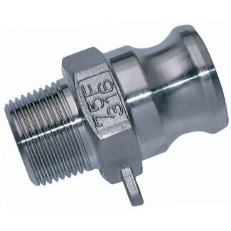 PROFI-PRODUCT Cam&Groove PLUG - Type F - RVS PROFI-PRODUCT Cam&Groove PLUG - Type F - RVS