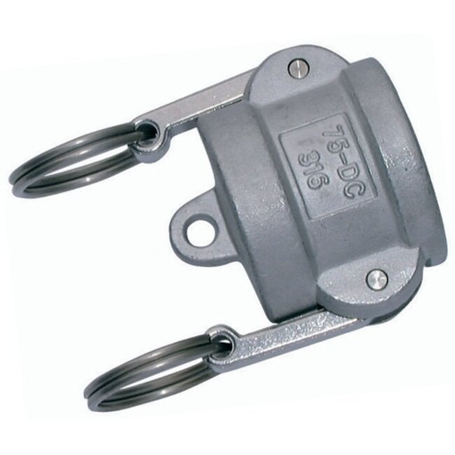 CAM & GROOVE BLINDKAP - Type DC - RVS
