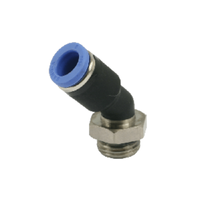 SANG-A PUSH IN FITTINGEN - HAAKSE 45° INSCHROEF -PL-G/45°