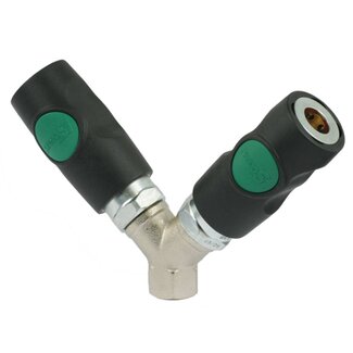 Prevost SNELKOPPELING GROEN ESI07 Y-STUK MET BINNEN DRAAD Prevost SNELKOPPELING GROEN ESI07 Y-STUK MET BINNEN DRAAD