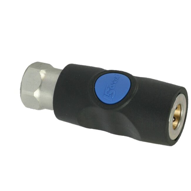 SNELKOPPELING BLAUW ISI08 MET BINNEN DRAAD