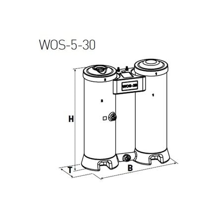 COMPRAG Olie-/waterafscheider voor condensaat WOS-30