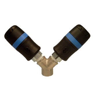 Prevost SNELKOPPELING BLAUW ISG08 Y-STUK MET BINNEN DRAAD