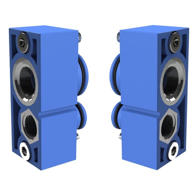 EINDSTUK LINKS 1/2" EN 1/4"