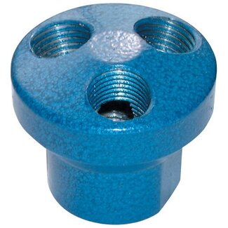 FT PRO Manifold - aluminium - 3 uitgangen - 1/4'' BSP female