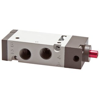 YPC 5/2-weg pneumatisch ventiel 1/8" - Veerteruggang