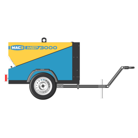 MAC3 SCHROEFCOMPRESSOR MSP2000 | 2 m³/min. | SKID uitvoering