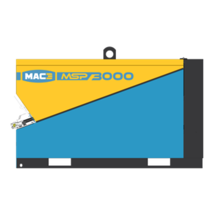 MAC3 SCHROEFCOMPRESSOR MSP2000 | 2 m³/min. | Trailer/Skid uitvoering