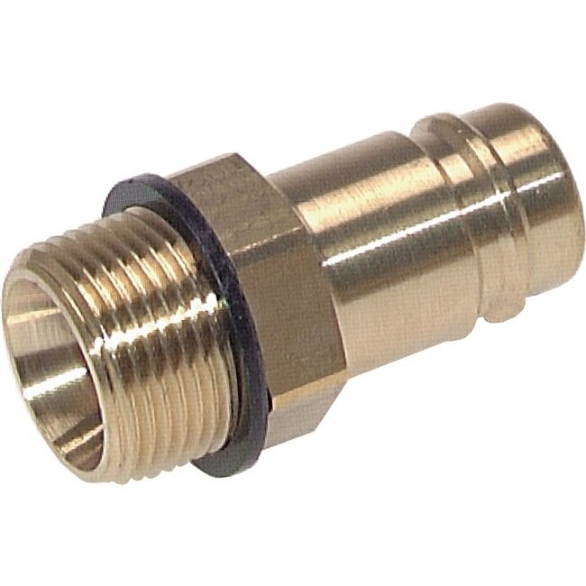 Insteeknippel  NW19 | Messing | BU-draad | 8000 l/min