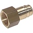 Insteeknippel  NW19 | Messing | BI-draad | 8000 l/min