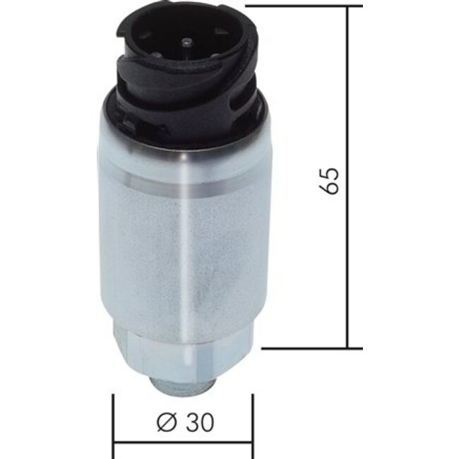 Drukschakelaar Bajonetaansluiting Wisselaar - 1/4''