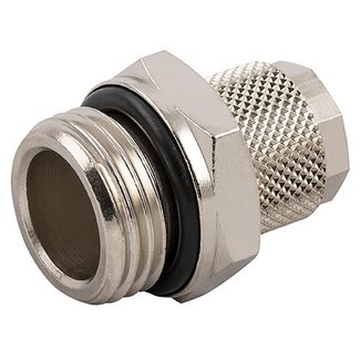 AIGNEP AIGNEP - opsteekkoppeling - messing vernikkeld - rechte inschroef-koppeling - BSPP male met O-ring