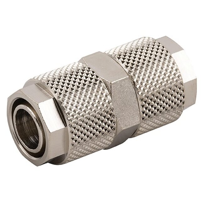 AIGNEP - opsteekkoppeling - messing vernikkeld - rechte koppeling  - verloop