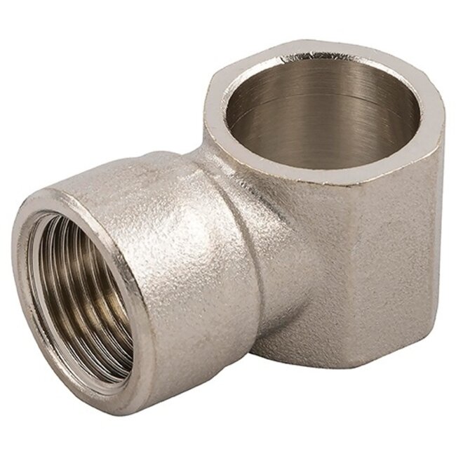 AIGNEP - opsteekkoppeling - messing vernikkeld -  banjohuis - BSP female - enkel