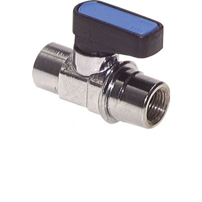 MINI-KOGELAFSLUITER MET ONTLUCHTING - BI/BI DRAAD