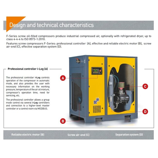 SCHROEFCOMPRESSOREN F30-Serie tot 5,0 m³/min.